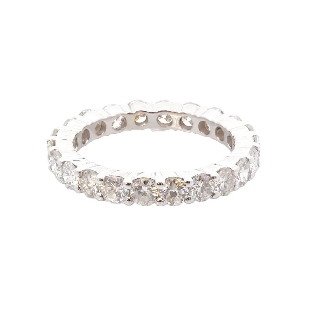 Bague Alliance en or blanc et diamants