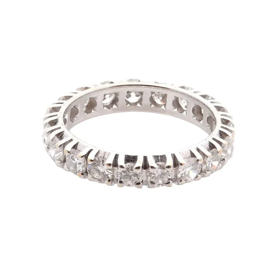 Bague Alliance en or blanc et diamants
