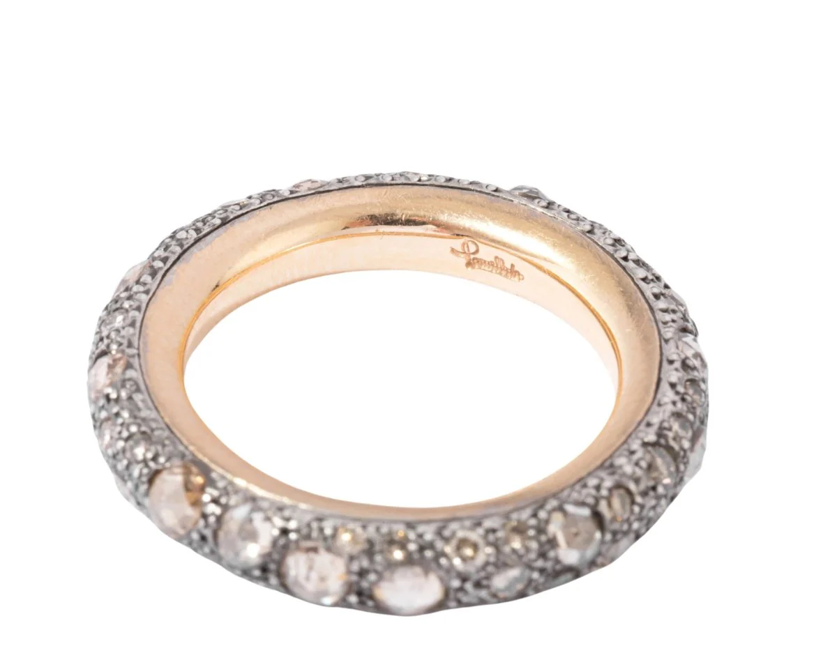 Alliance en diamant bruns de la maison Pomellato modèle Tango