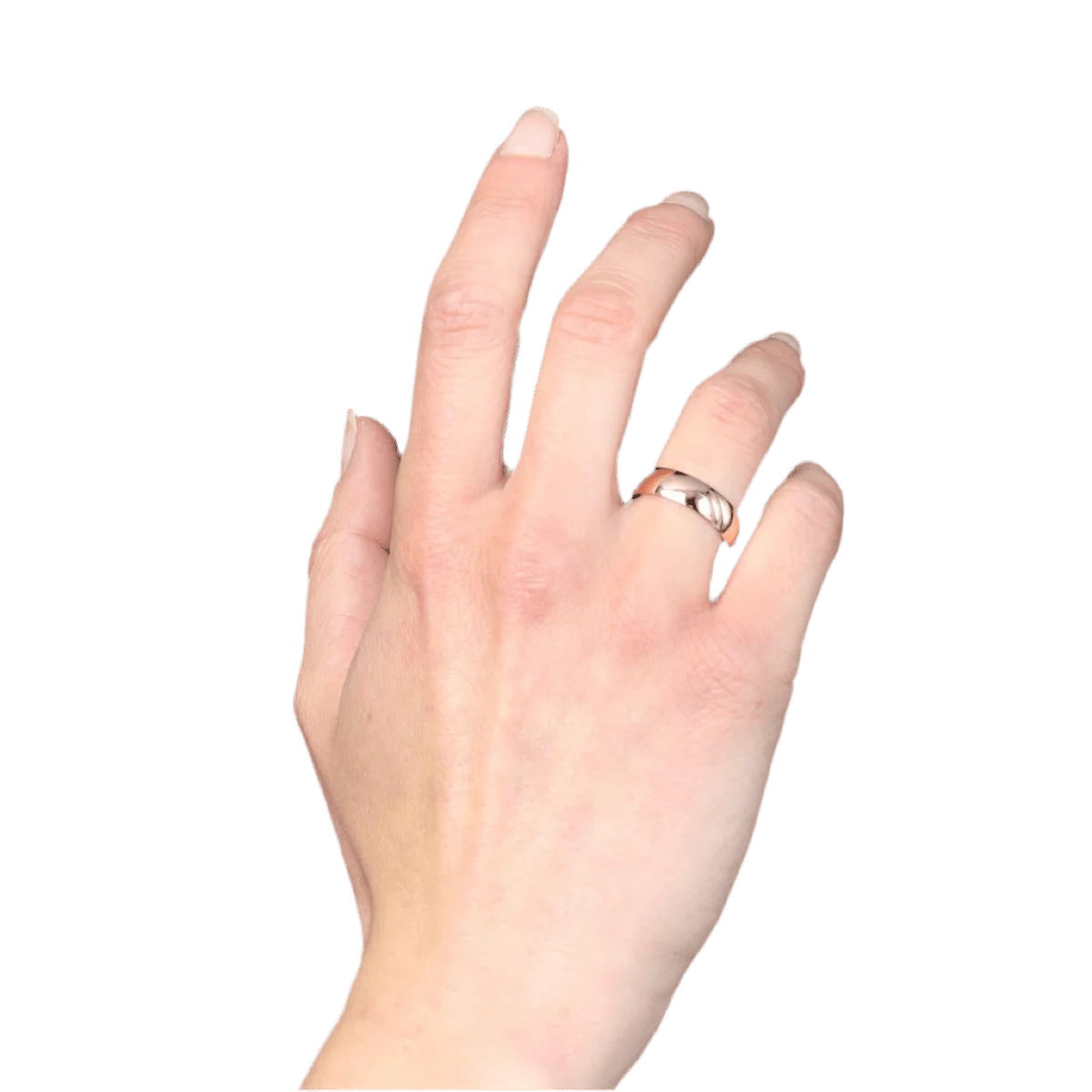 Bague Alliance en or rose - Image 2