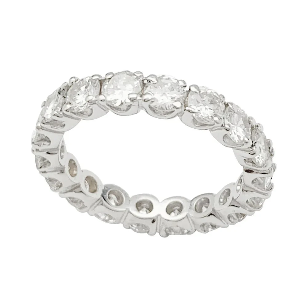 Alliance or blanc, diamants - Image 2