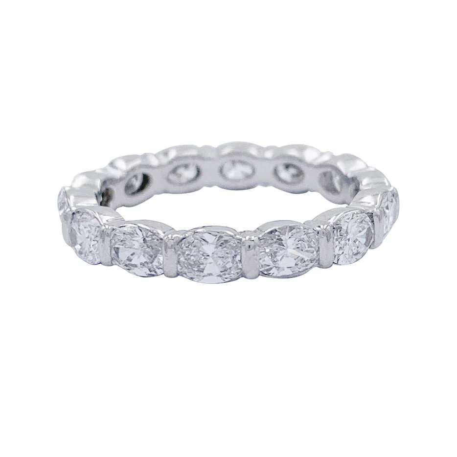Alliance or blanc et diamants - Image 2