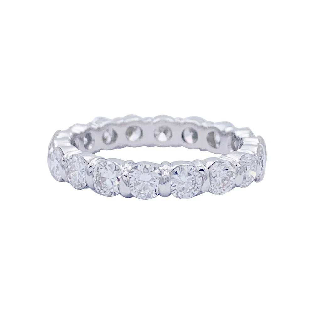Alliance or blanc et diamants - Image 2