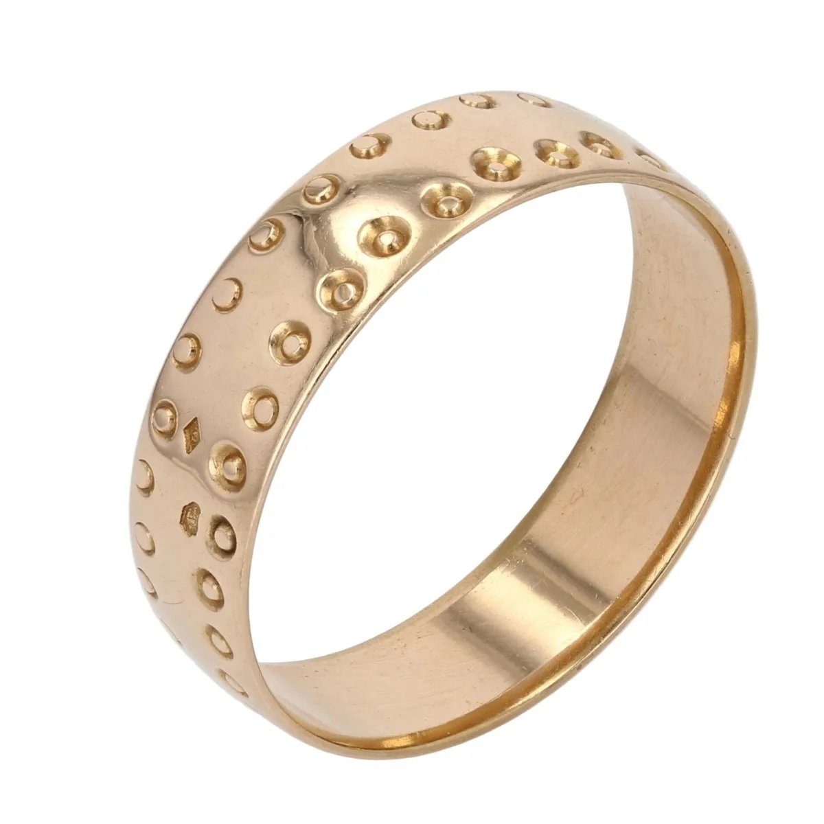 Bague Alliance en or jaune - Image 2