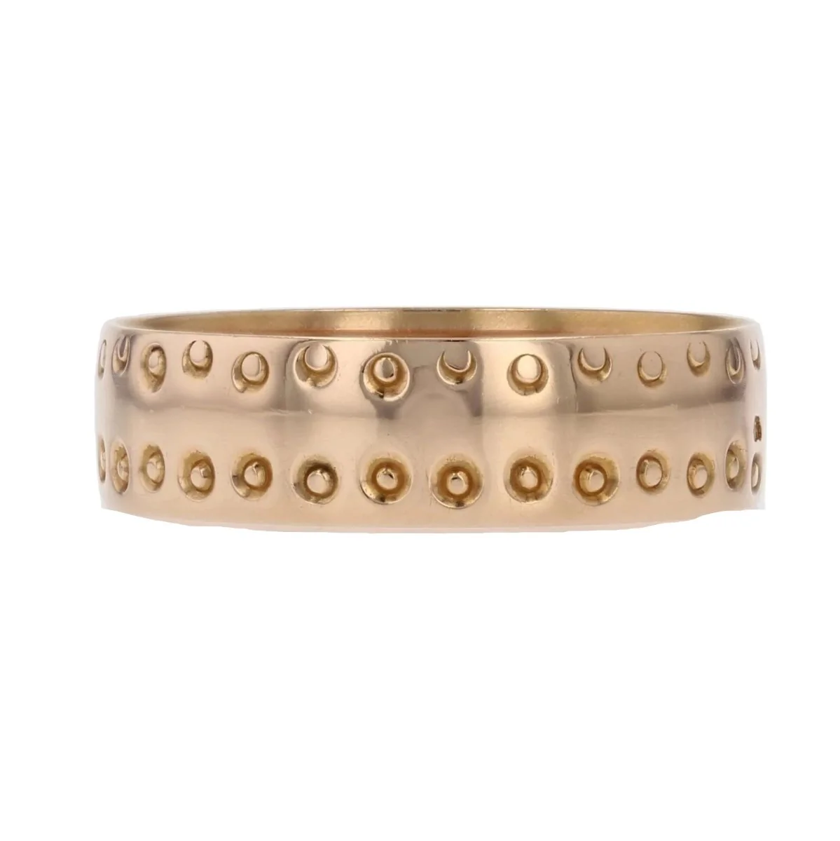 Bague Alliance en or jaune - Image 3