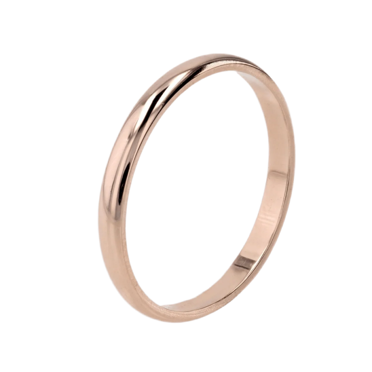 Bague Alliance en or rose - Image 3