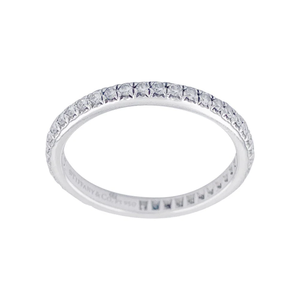 Alliance Tiffany&Co., "Eternité", platine et diamant - Image 2