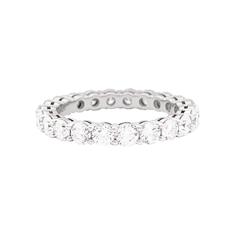Bague Alliance TIFFANY & CO. "Forever" en platine et diamants - Image 4