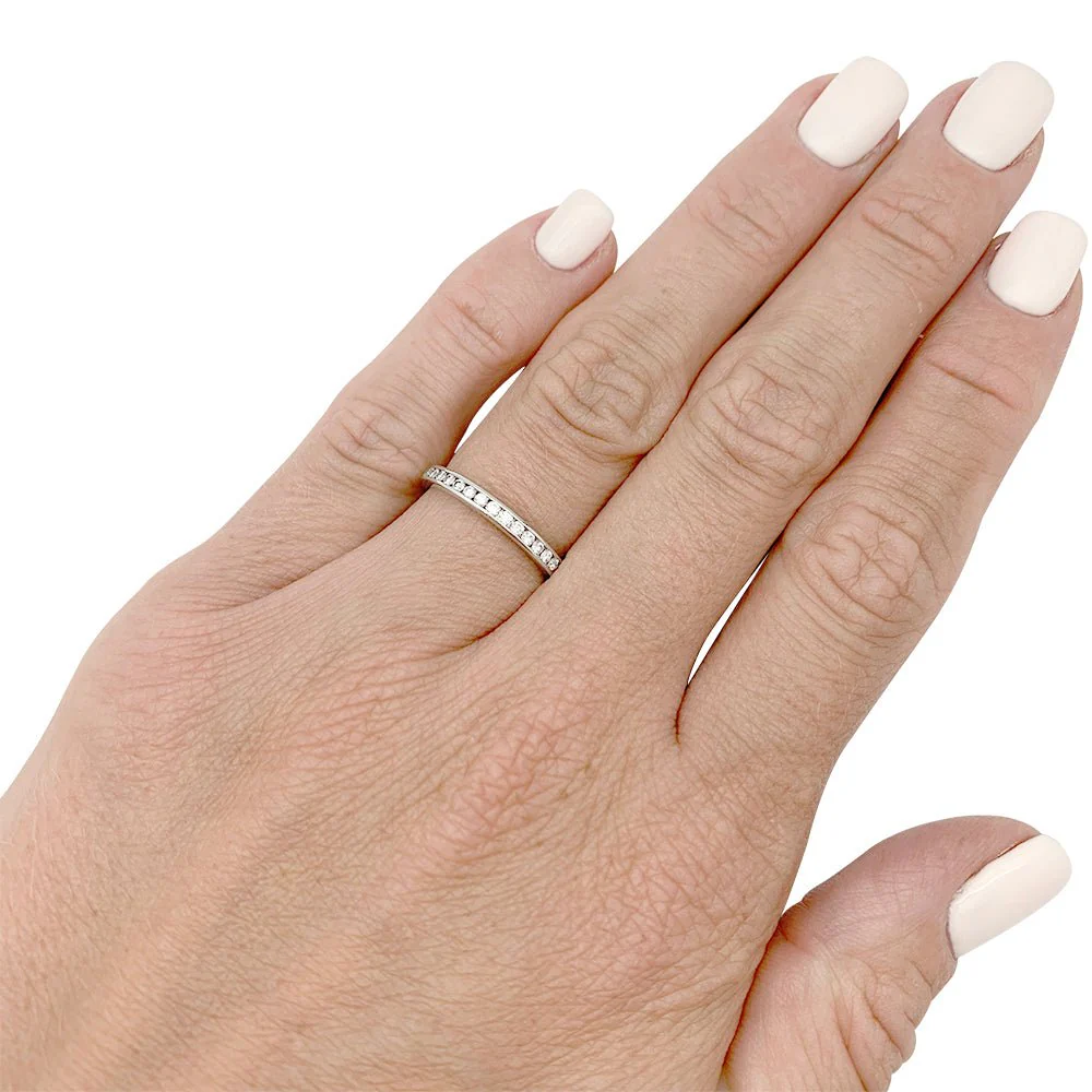 Alliance TIFFANY & CO. ,platine et diamant - Image 4