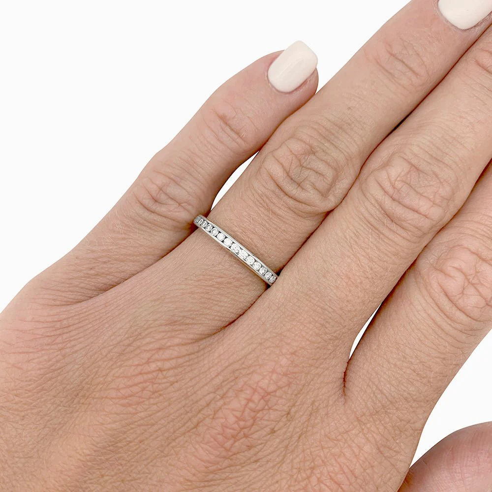Alliance TIFFANY & CO. ,platine et diamant - Image 5