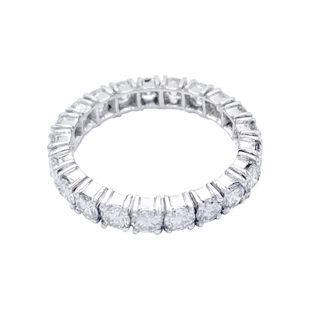 Alliance tour complet or blanc, diamants - Image 6