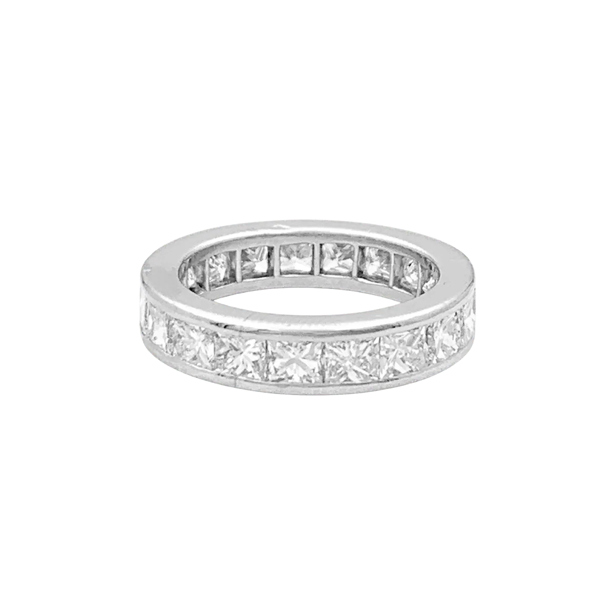 Bague Alliance en platine et diamants