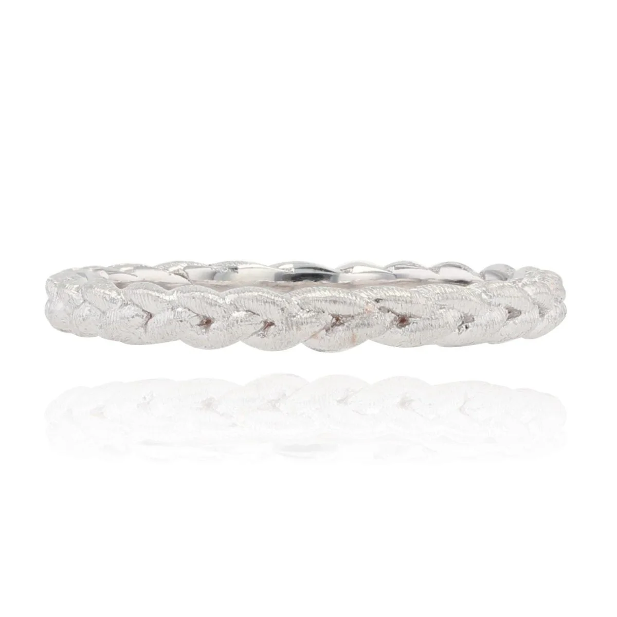 Bague Alliance en or blanc