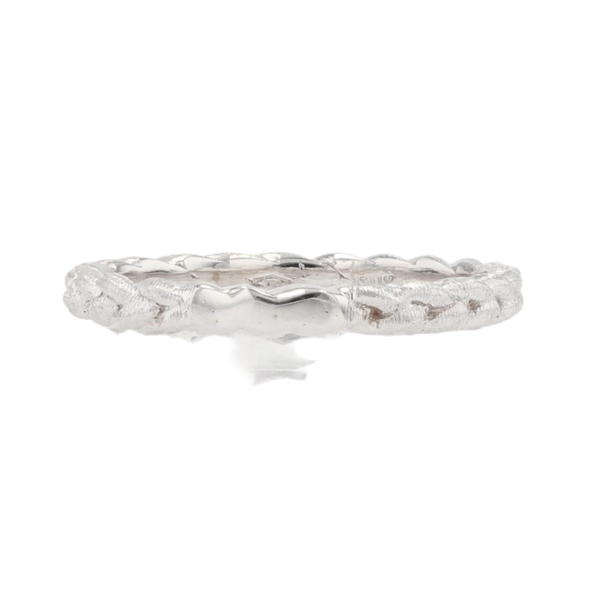 Bague Alliance en or blanc - Image 3