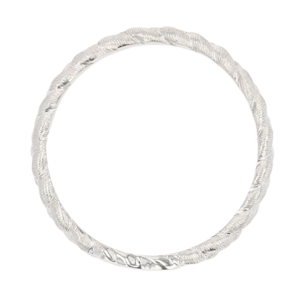 Bague Alliance en or blanc - Image 4