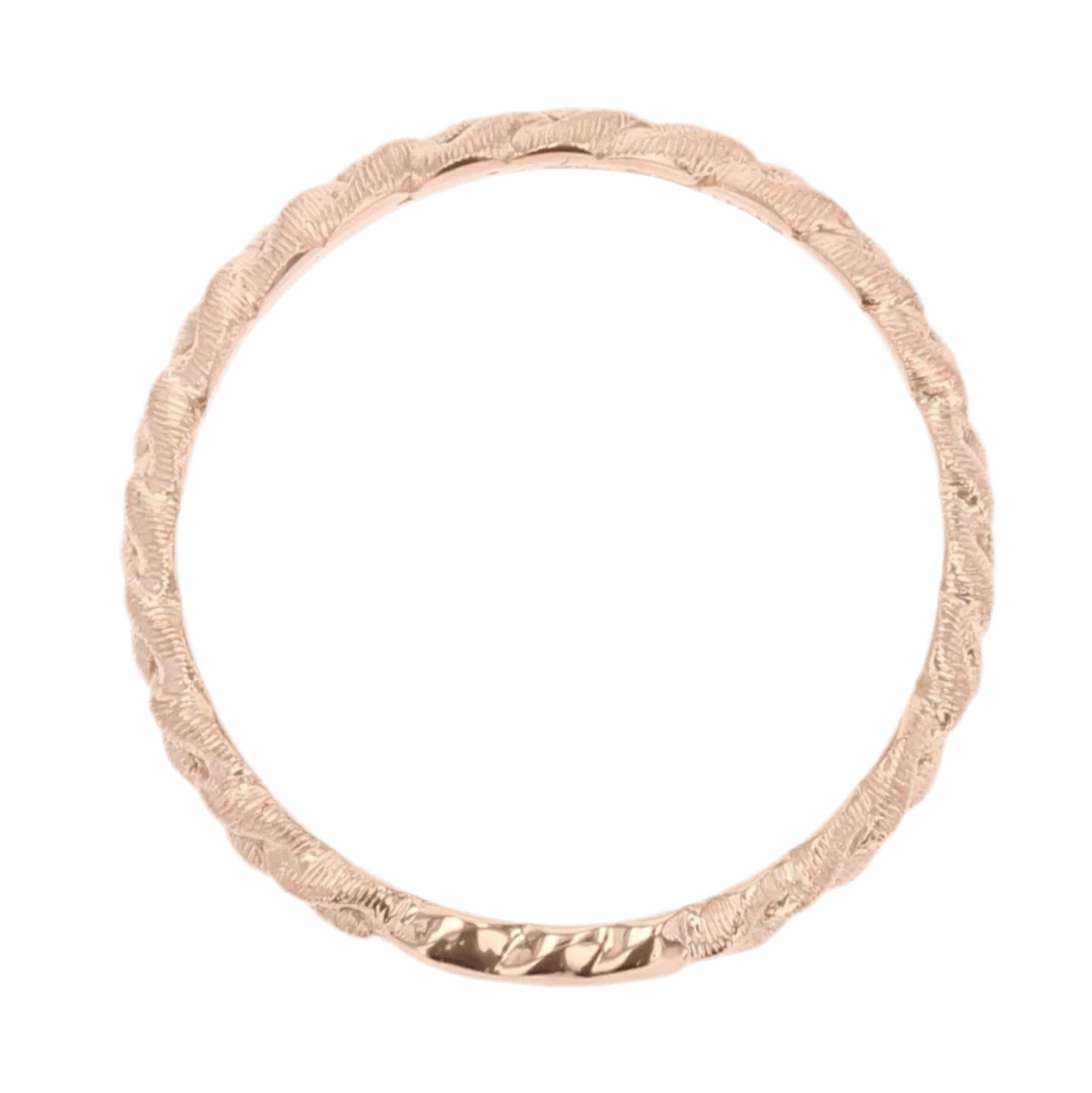 Bague Alliance en or rose - Image 3
