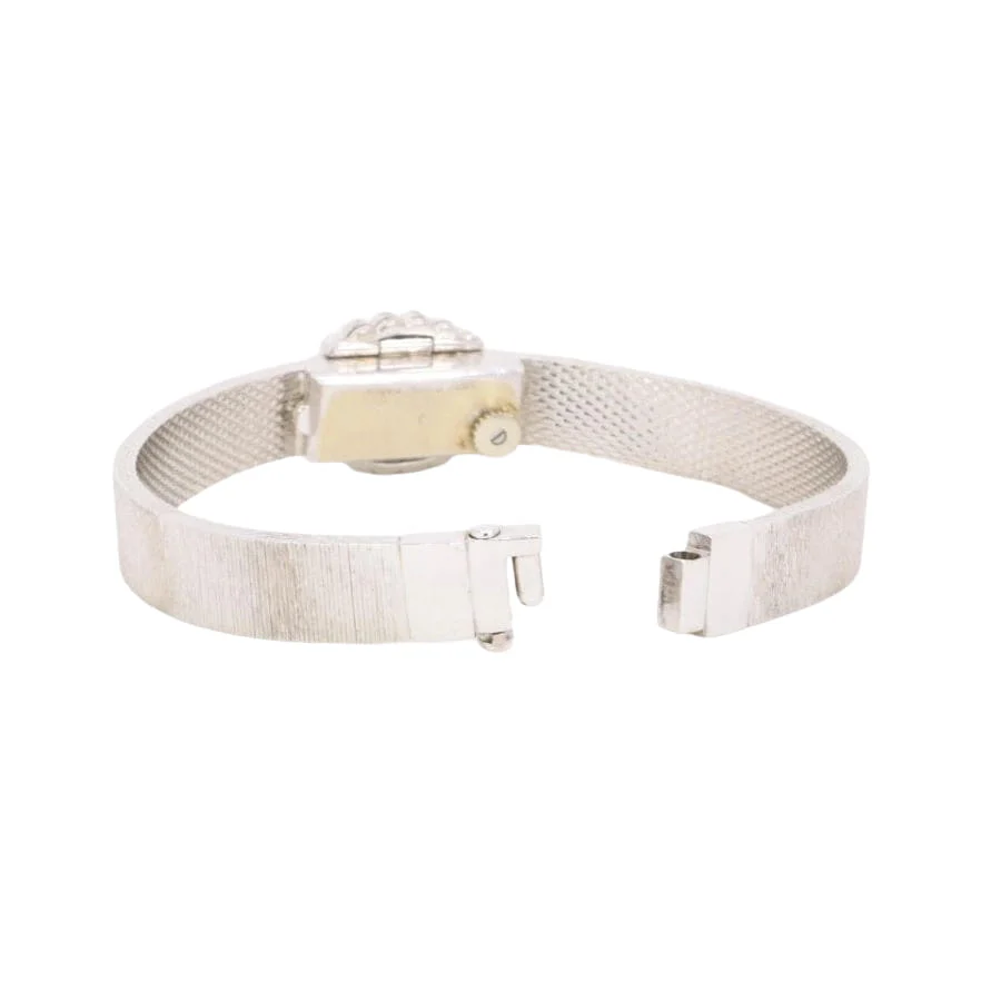 ANDRE COL Montre à secret or blanc diamants - Image 11