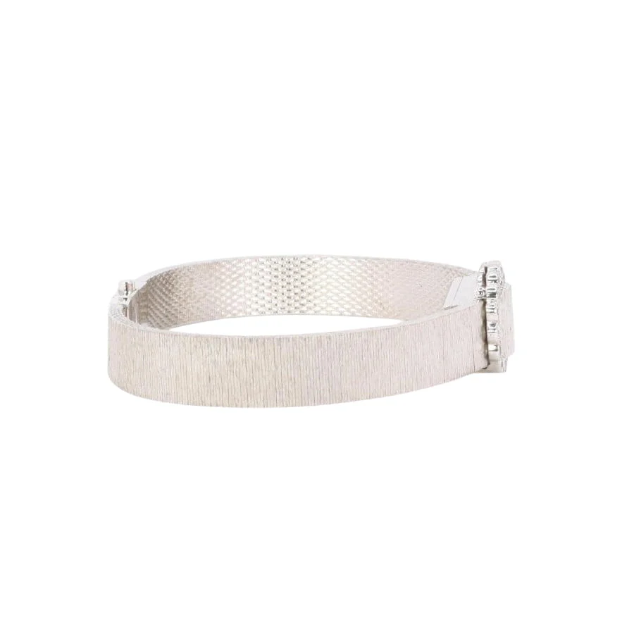 ANDRE COL Montre à secret or blanc diamants - Image 6