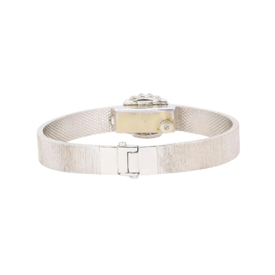 ANDRE COL Montre à secret or blanc diamants - Image 7