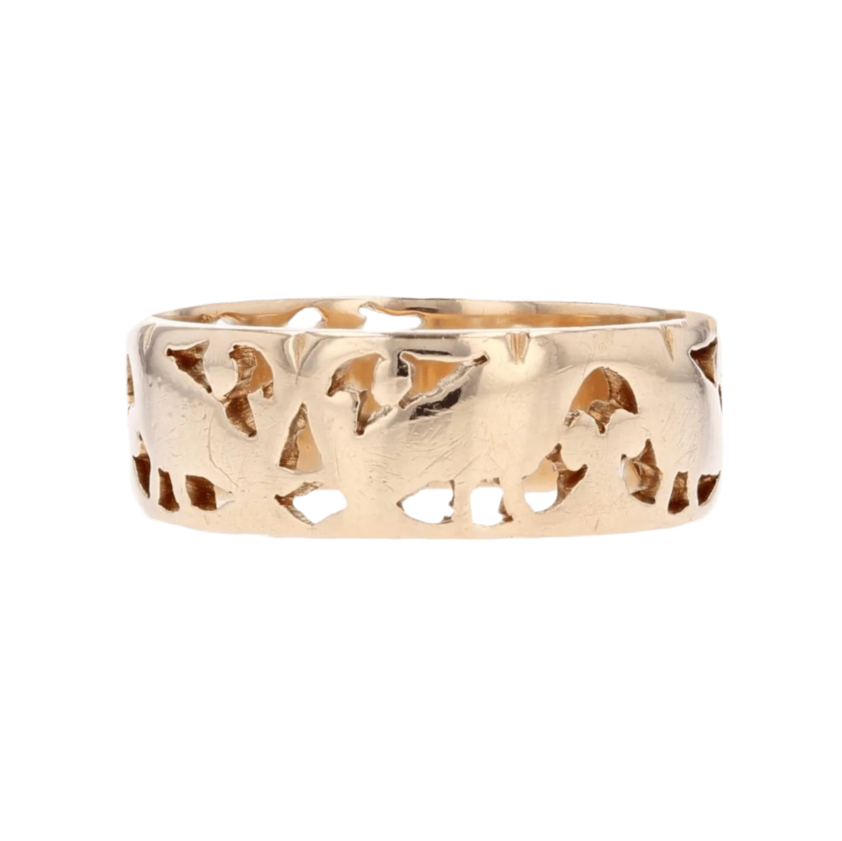 Bague Bandeau en or rose
