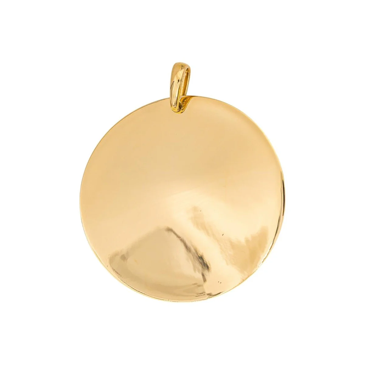 Pendentif ARTHUS-BERTRAND "Rond Uni" en or jaune