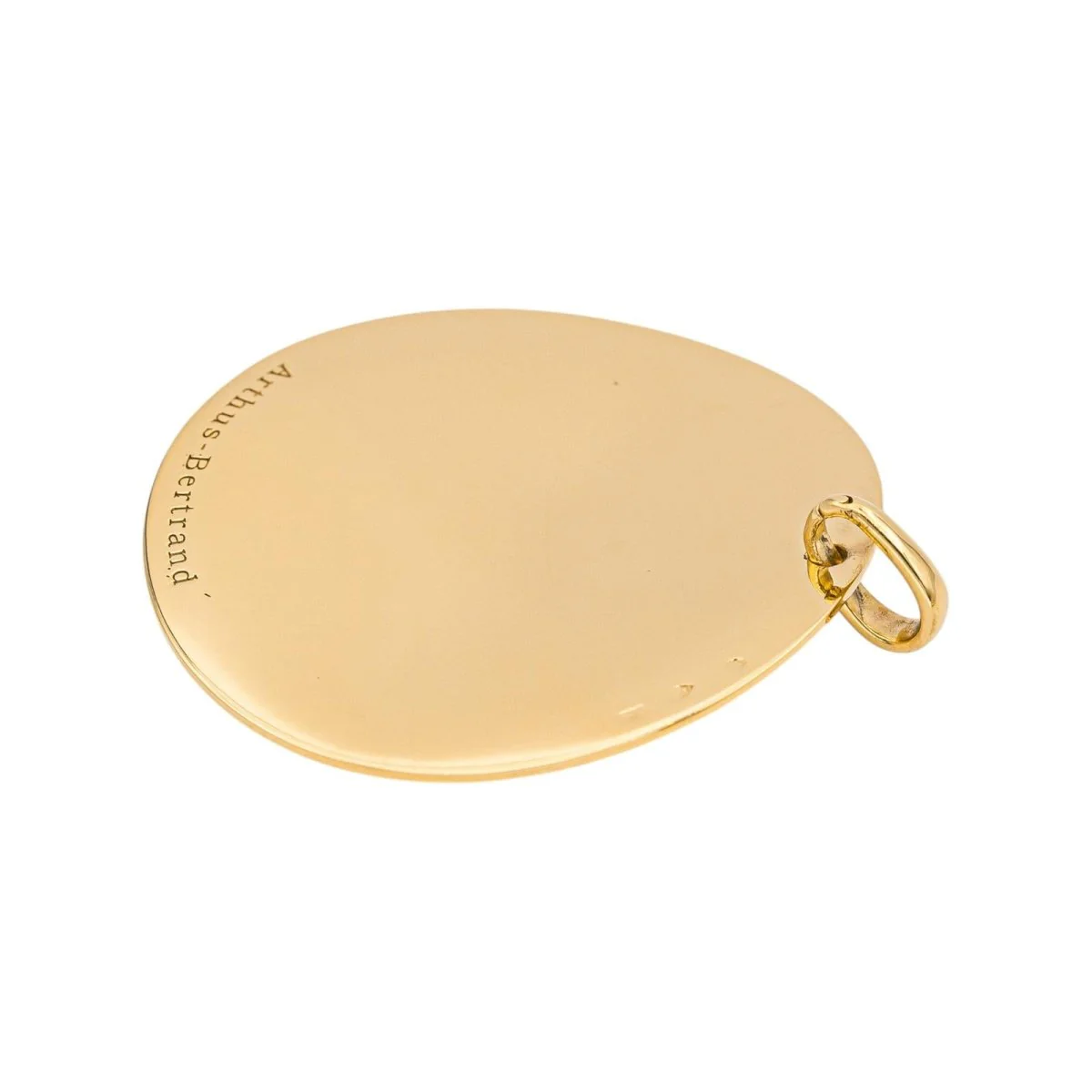 Pendentif ARTHUS-BERTRAND "Rond Uni" en or jaune - Image 4