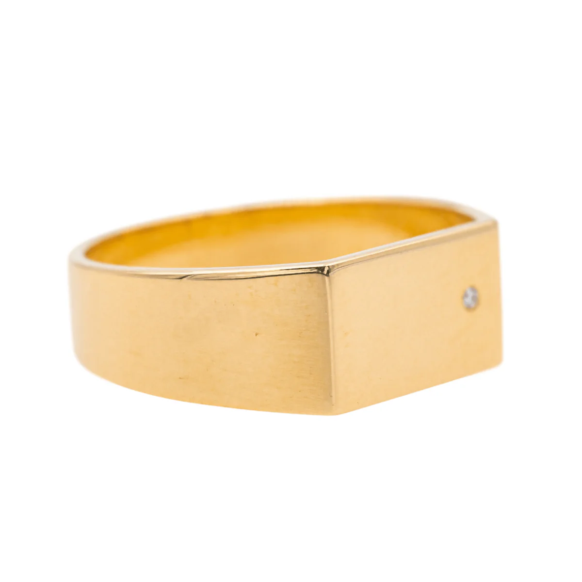 Bague Chevalière ARTHUS BERTRAND X VANRYCKE en or jaune et diamant - Image 7