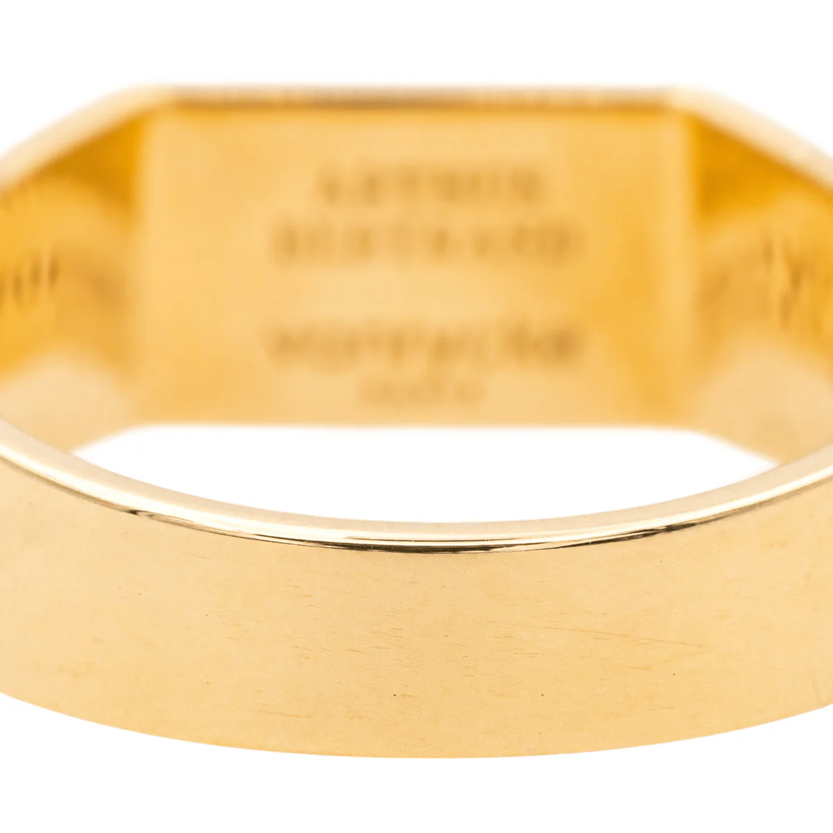 Bague Chevalière ARTHUS BERTRAND X VANRYCKE en or jaune et diamant - Image 8