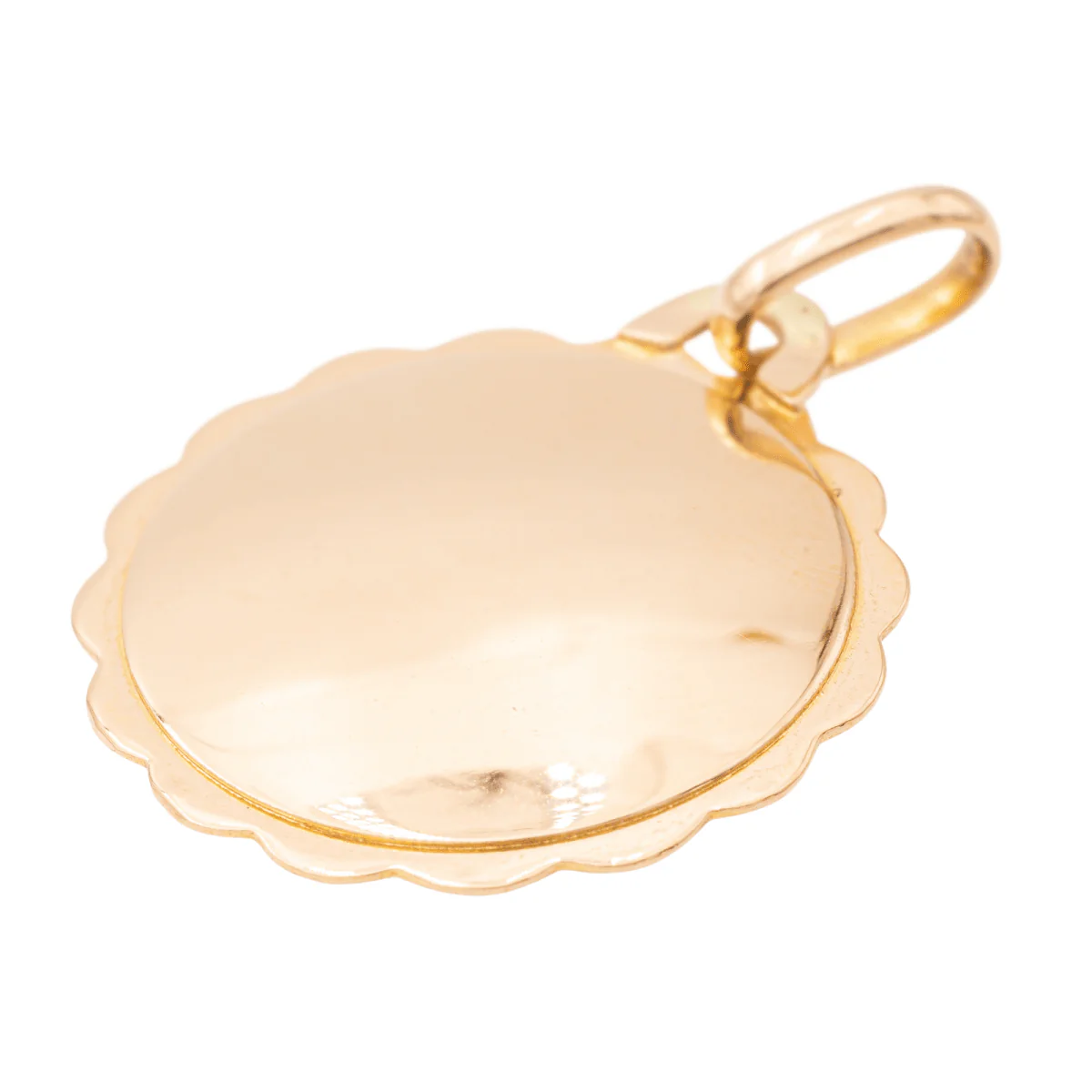 Augis Pendentif Médaille Médaille d'amour Or jaune Rubis - Image 3