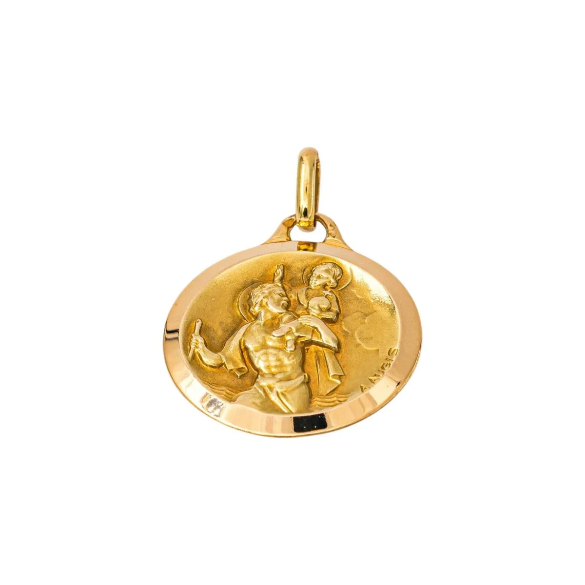 Pendentif AUGIS en or jaune - Image 3