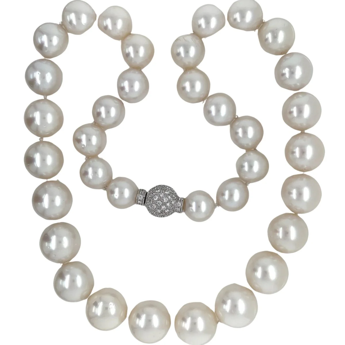 Collier de perles blanches d'Australie - Image 2