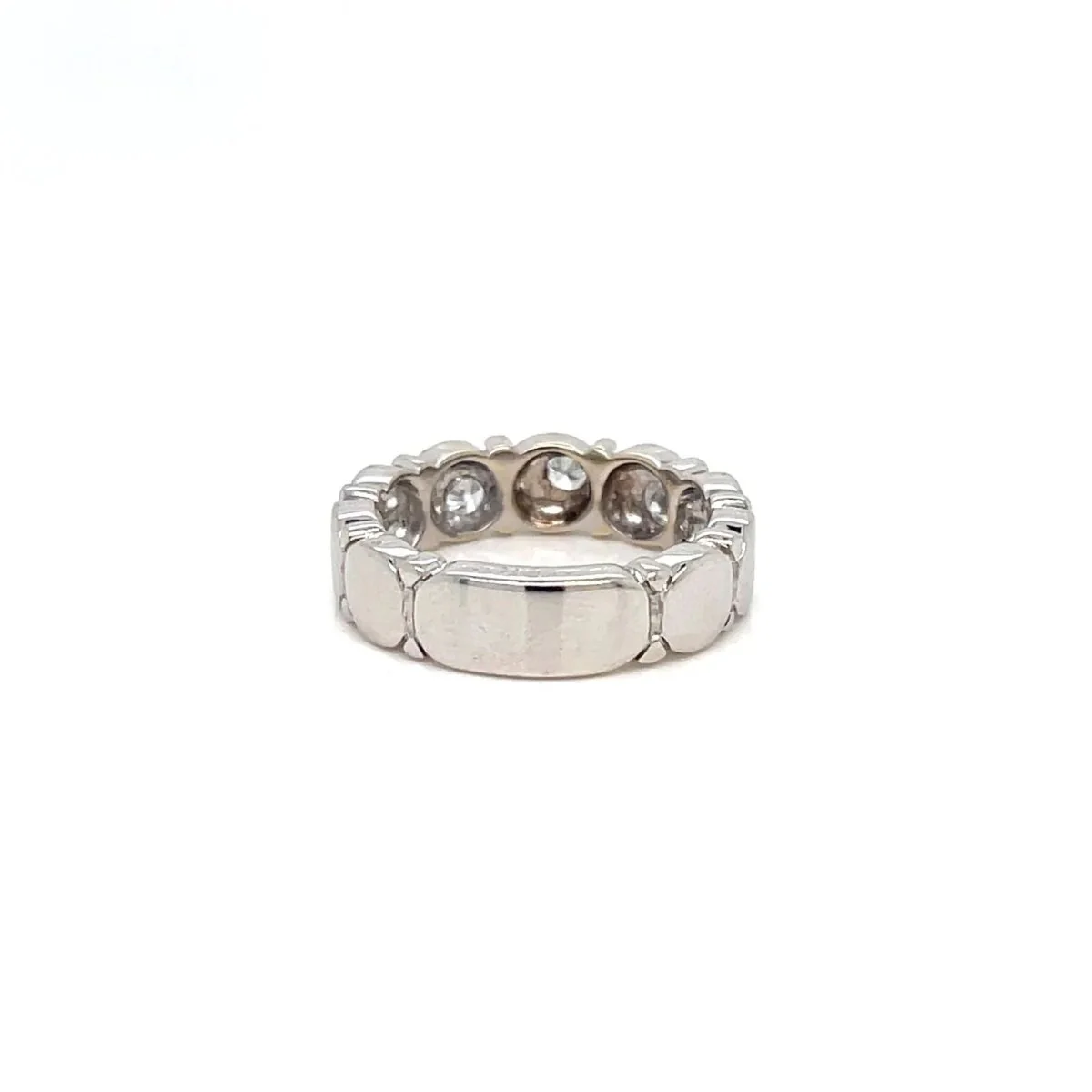 Authentic Marina B Diamond Gold Band Ring - Image 2