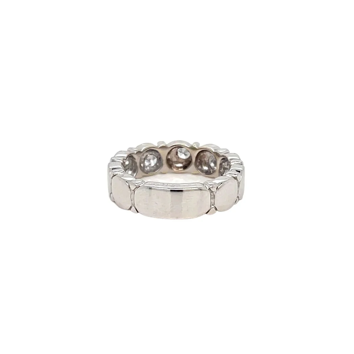 Authentic Marina B Diamond Gold Band Ring - Image 6