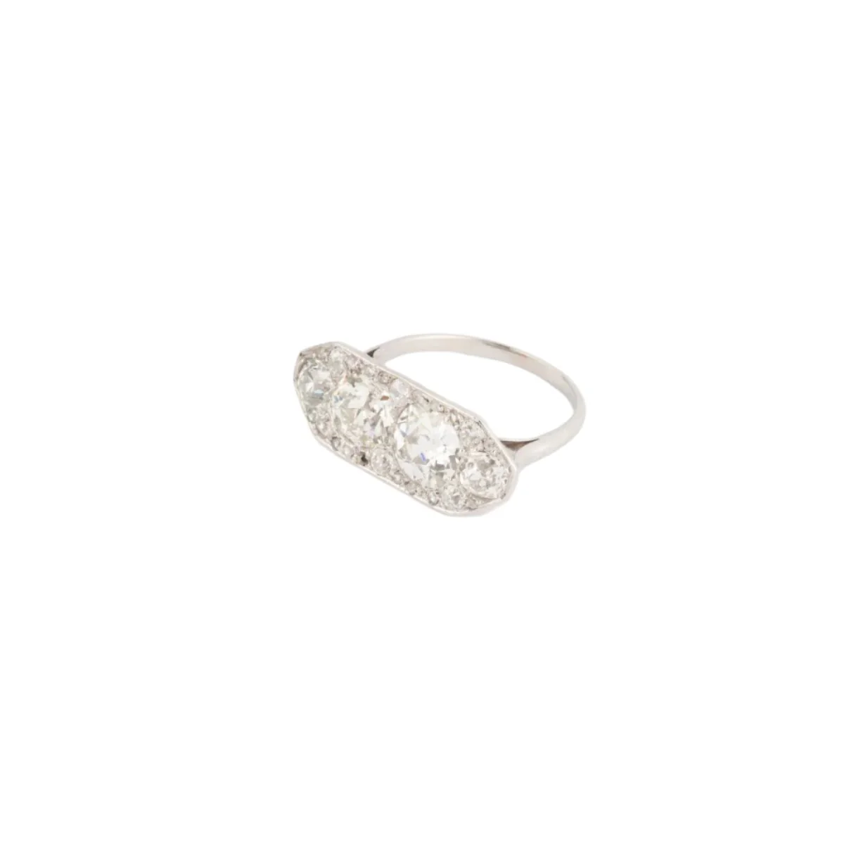 Bague Art Déco rectangulaire - Image 5