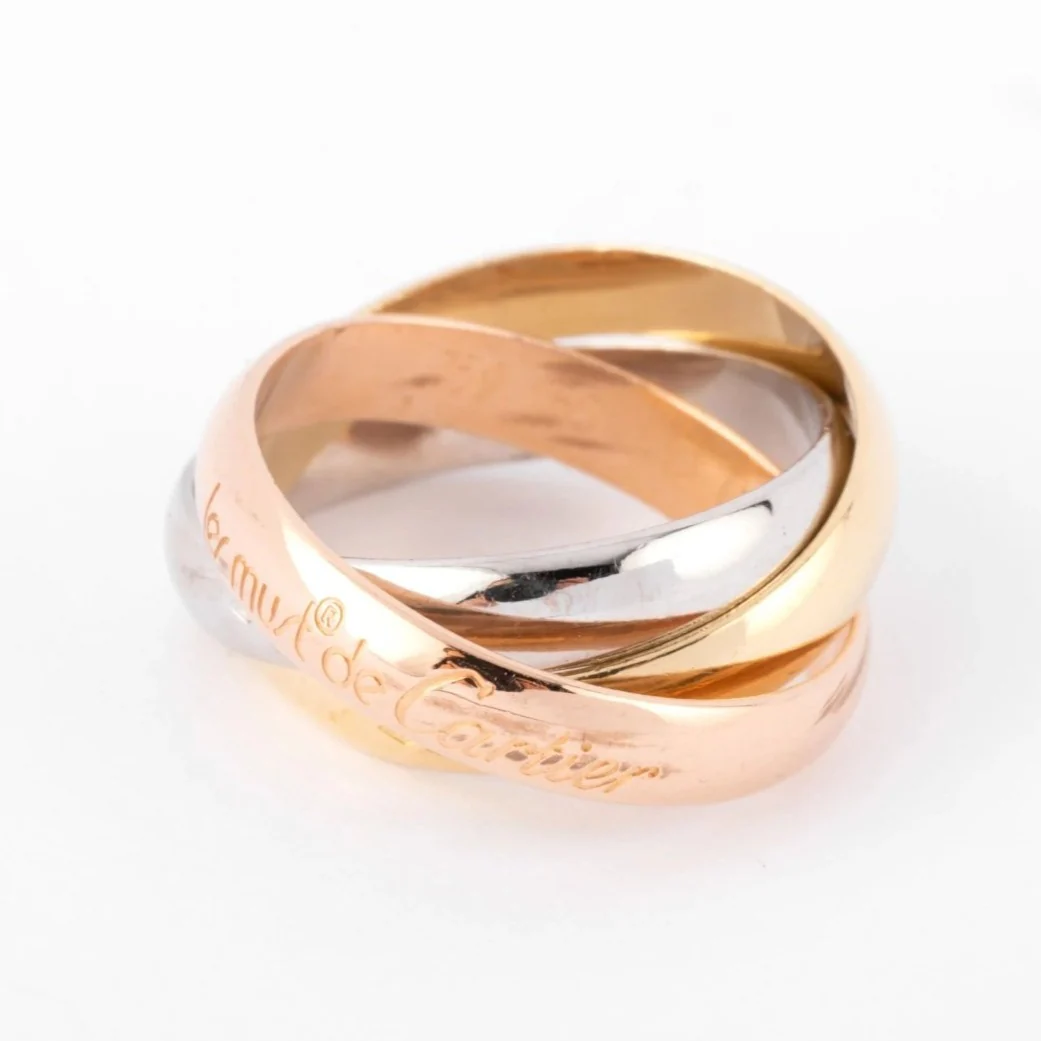 Bague 3 anneaux de la maison Cartier modèle Trinity - Image 3