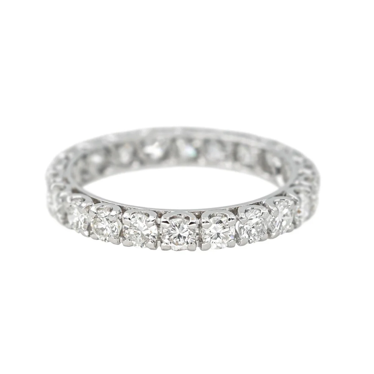 Bague Alliance en or blanc et diamants