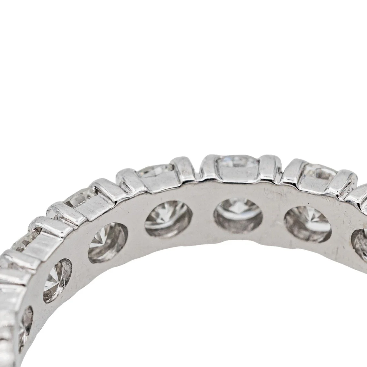 Bague Alliance en platine et diamants - Image 6