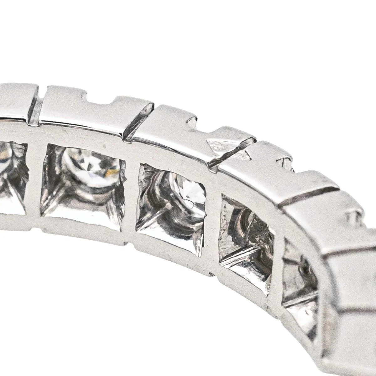 Bague Alliance en platine et diamants - Image 5
