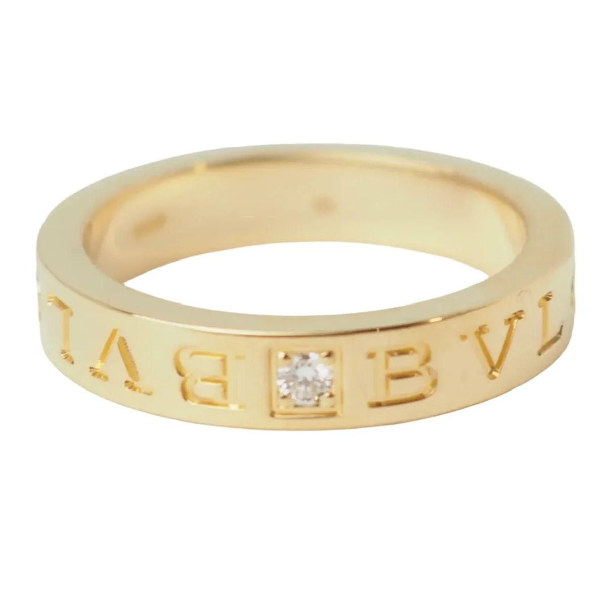 Bague Alliance BULGARI "B.Zéro1" en or jaune et diamant