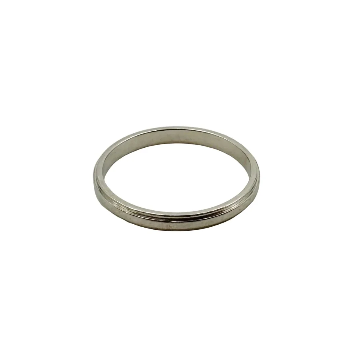 Bague Alliance CARTIER "Cartier d'Amour" en platine - Image 2