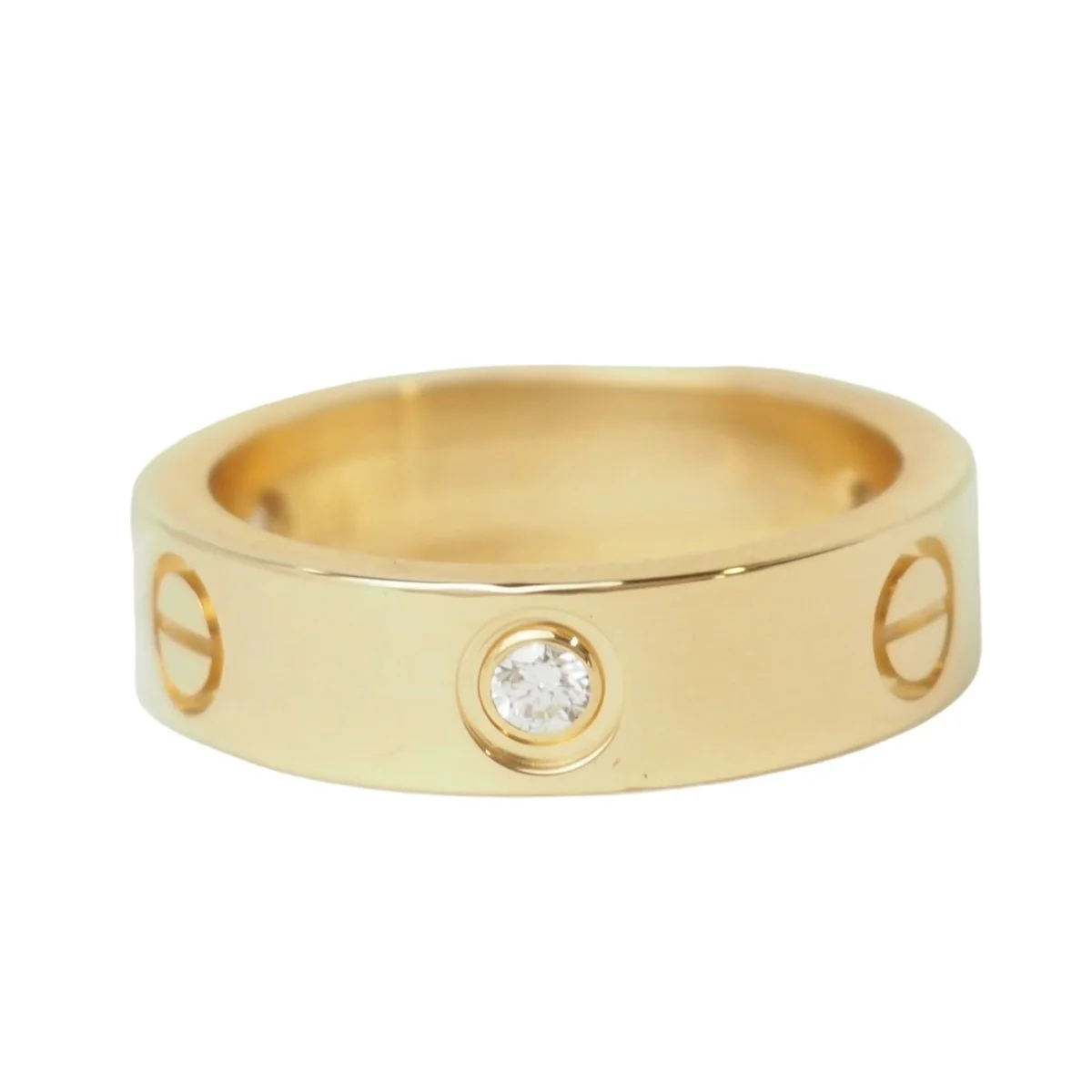 Bague Alliance CARTIER "Love" en or jaune et diamants - Image 9