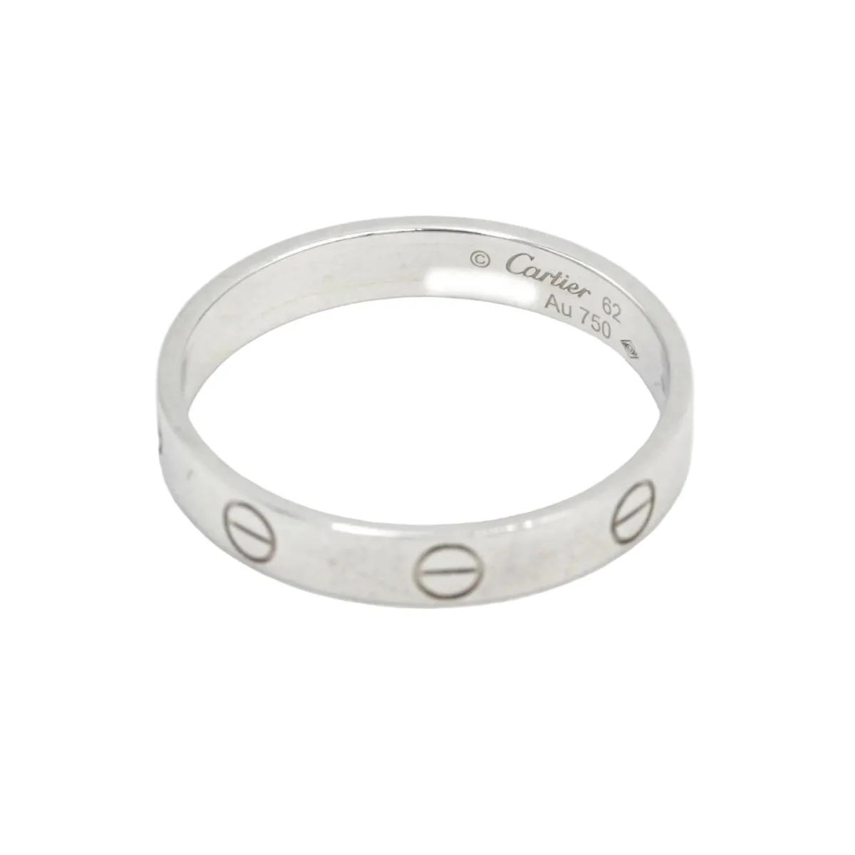 Bague Alliance CARTIER "Love" PM en or blanc - Image 3