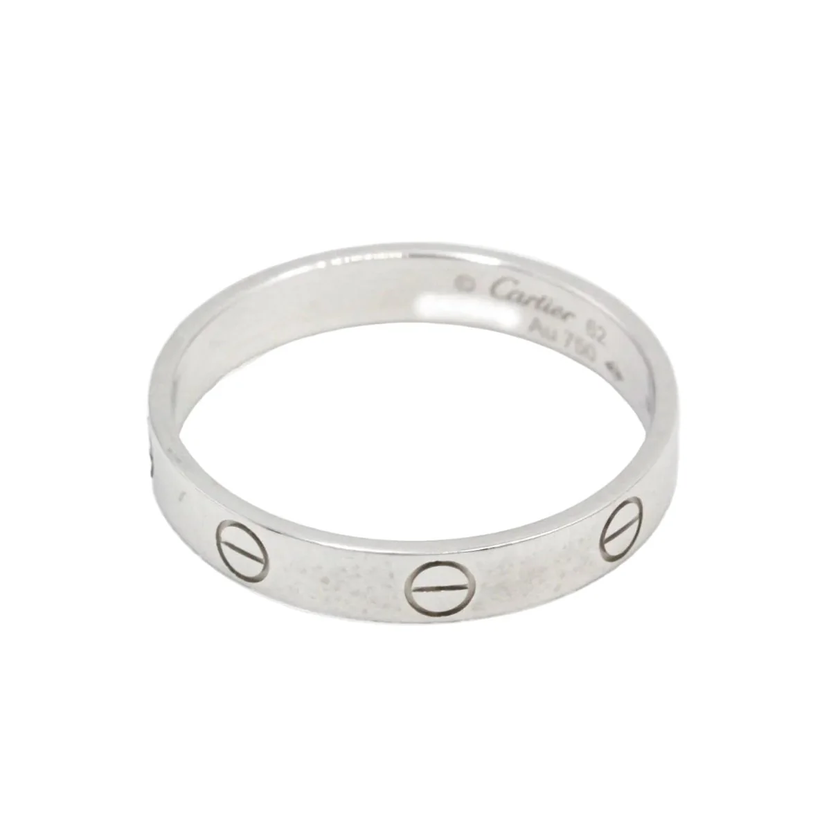 Bague Alliance CARTIER "Love" PM en or blanc - Image 4