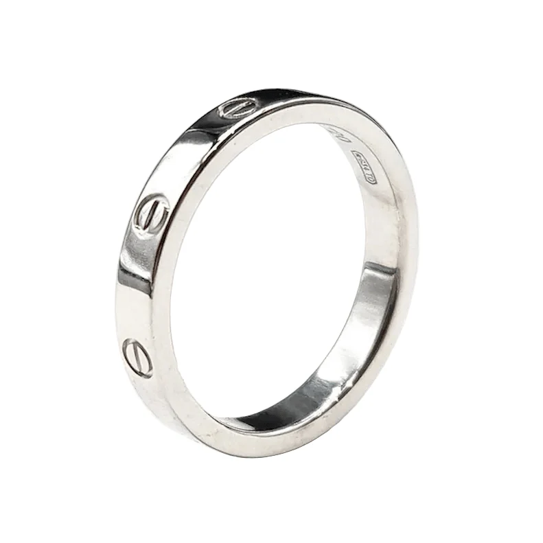 Bague Alliance CARTIER "Love" PM en or blanc - Image 2