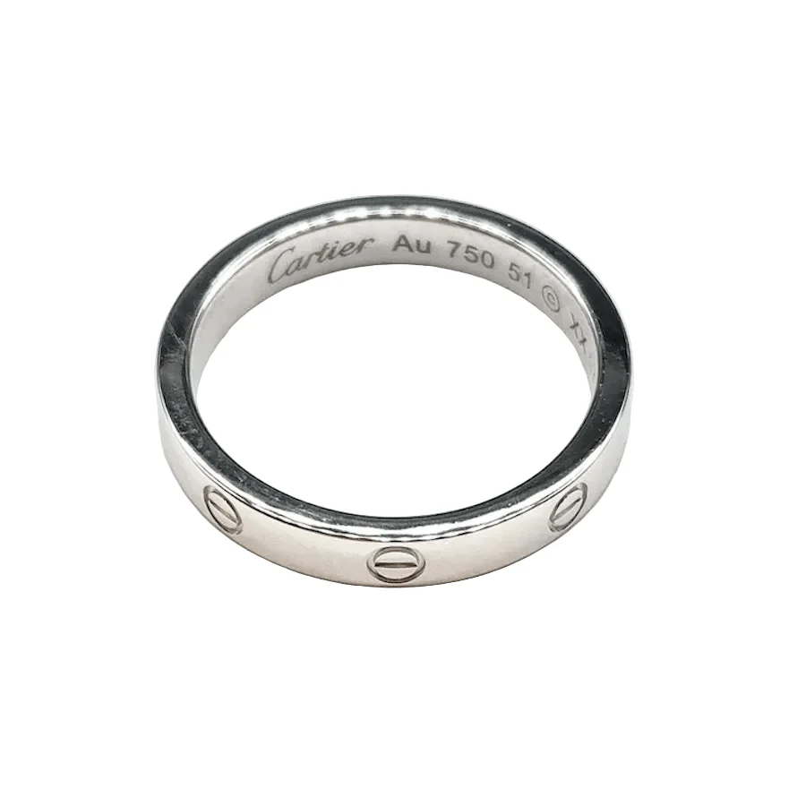Bague Alliance CARTIER "Love" PM en or blanc - Image 3