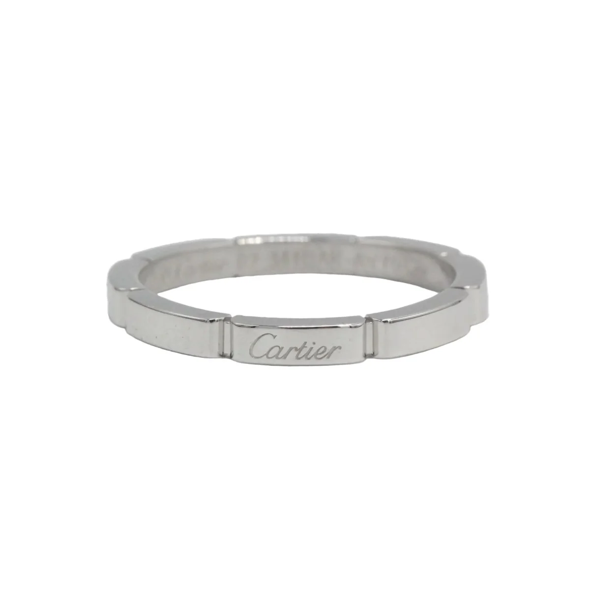 Bague Alliance CARTIER "Panthère" en or blanc