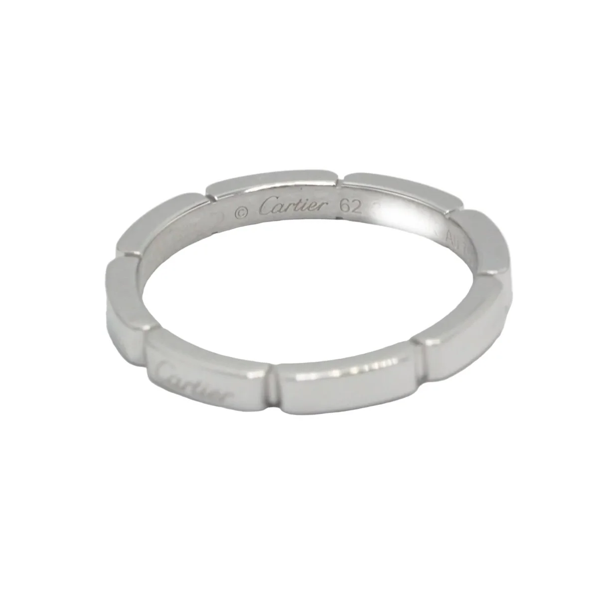 Bague Alliance CARTIER "Panthère" en or blanc - Image 2