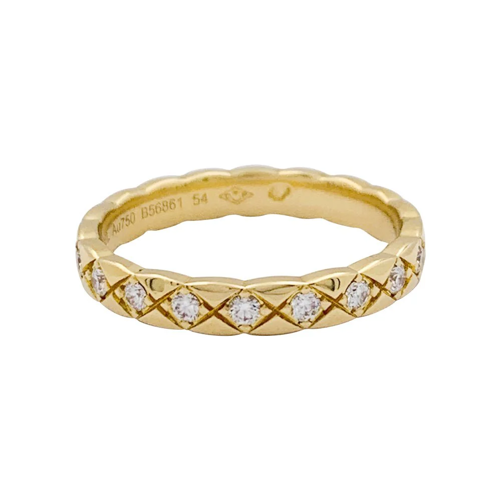 Alliance CHANEL "Coco Crush" en or jaune et diamants