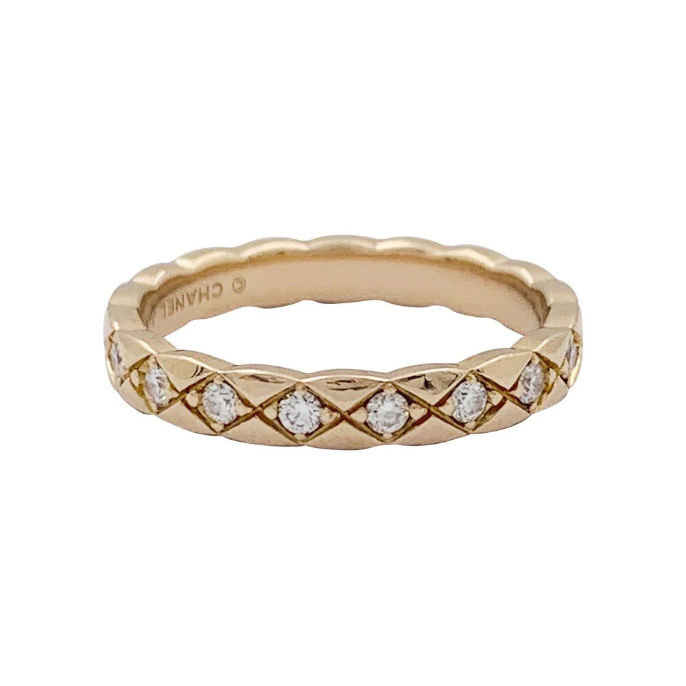 Alliance CHANEL, "Coco Crush" en or rose et diamants.