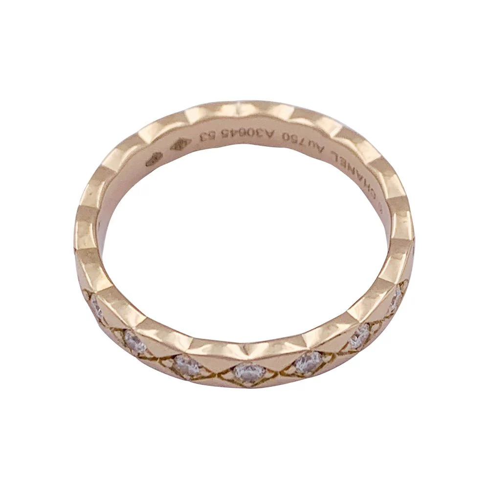 Alliance CHANEL, "Coco Crush" en or rose et diamants. - Image 2